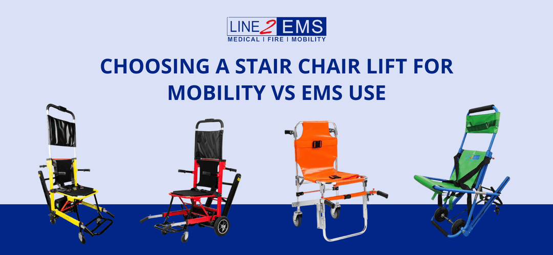 Choosing a Stair Chair Lift for Mobility vs EMS Use