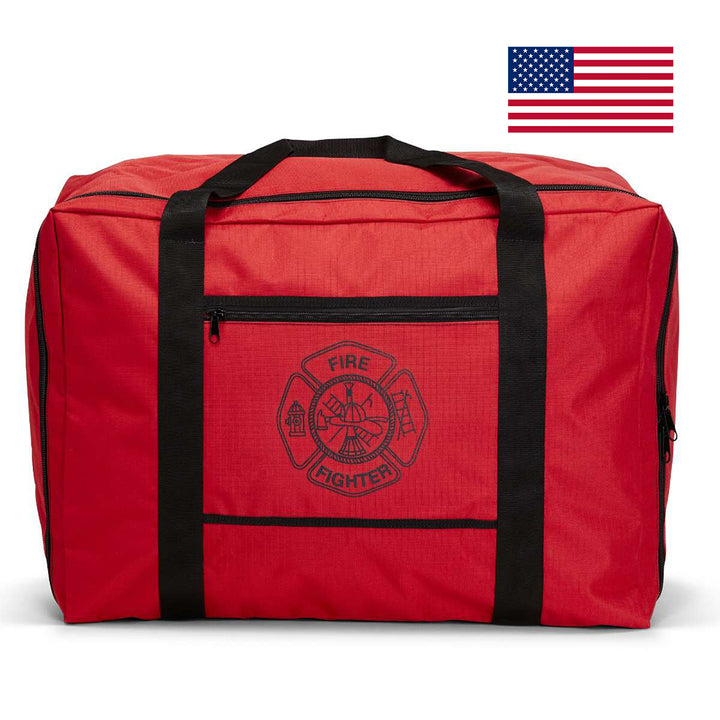 LINE2design Firefighter Turnout Gear Bag with Water Resistant Outer Fabric