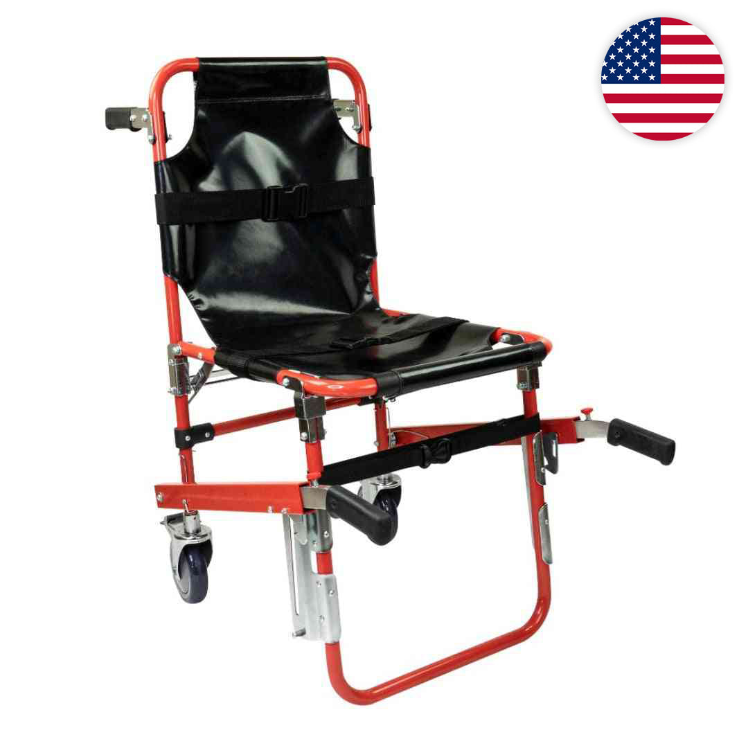 LINE2design-USA-Stair Chair - Medical Foldable Aluminum Mobile Evacuation Chair with Brake