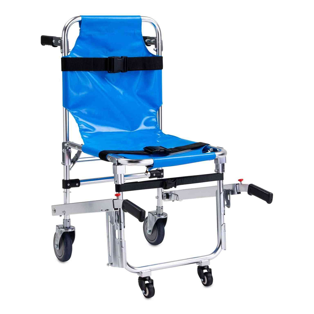 LINE2design Stair Chair EMS Evacuation Medical 4Wheels Transport Chair-Blue-USED