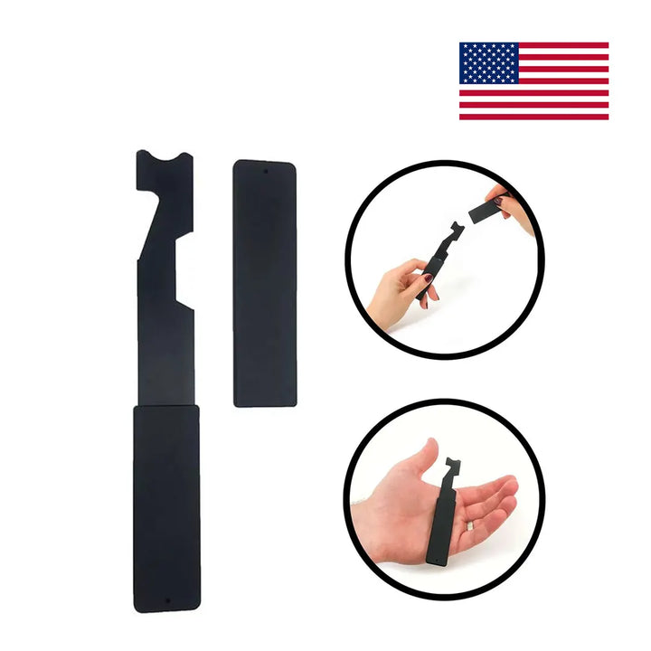 Firefighter Shove Knife with Protective Cover - Lightweight Emergency EMS Public Safety Tool