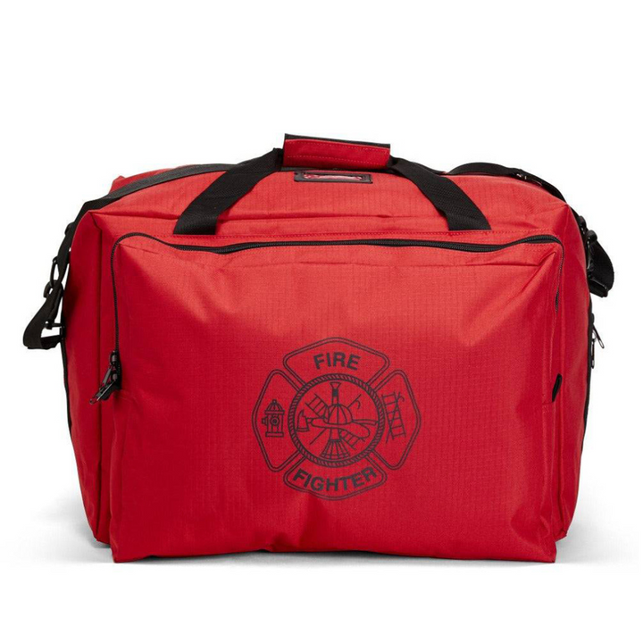 LINE2design Deluxe Step-In Firefighter Gear Bag with Maltese Cross