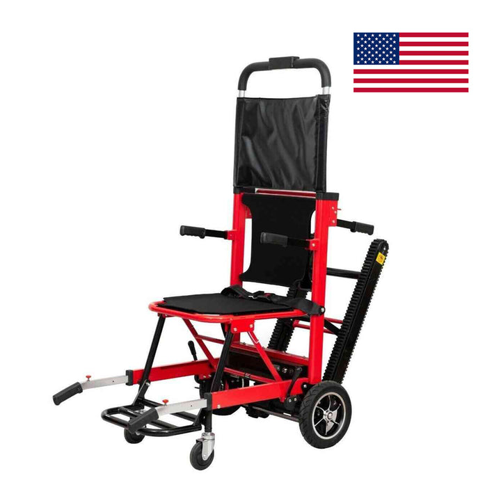 LINE2design-USA-Motorized Mobile Stair Lift Climber - Red