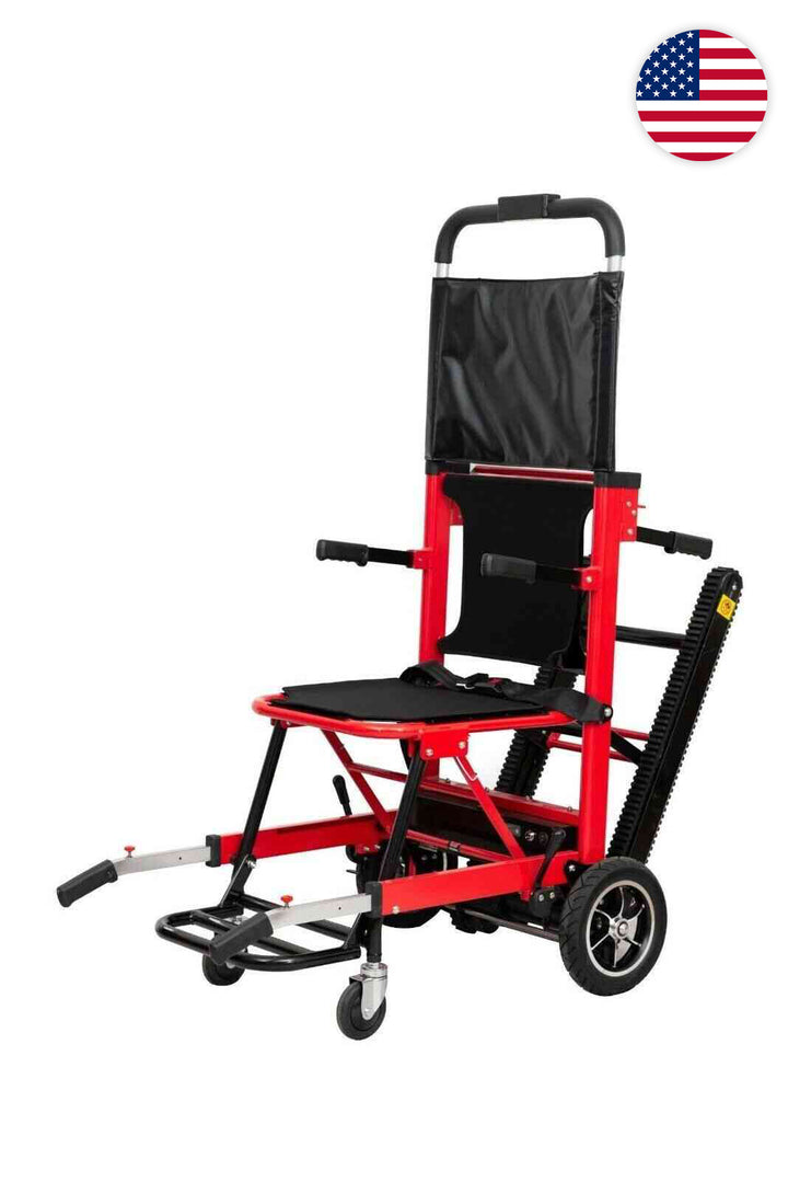 LINE2design-USA-Motorized Mobile Stair Lift Climber - Red