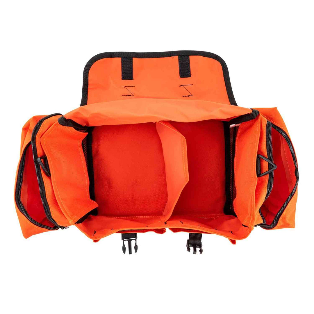 LINE2design Emergency First Aid Responder Kit Medical EMS Economic Fully Stocked Bag For All Emergencies - Orange